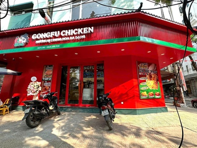 Sang nhượng toàn bộ cửa hàng gà rán gongfu chicken lô 2 mặt tiền tại hoàng mai, hà nội 0