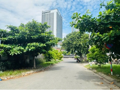 Bán lô đất góc 2 mặt tiền an nhơn 12   14 đà nẵng   cách cầu sông hàn 50m   vị trí vàng khu du lịch 1