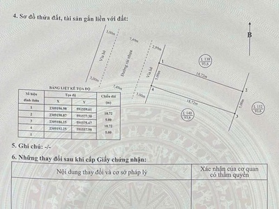 Bán đất Đống Chuối, Hùng Vương, Hồng Bàng, Hải Phòng   93,6m , đường 11m, giá chỉ 4,1 tỷ 5