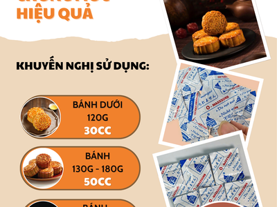 Gói Oxy SECCO giữ ngon bánh Trung Thu 0