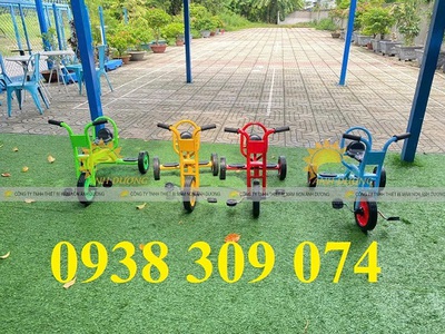 Xe đạp 3 bánh đơn mầm non, Xe đạp 3 bánh đôi mầm non 1