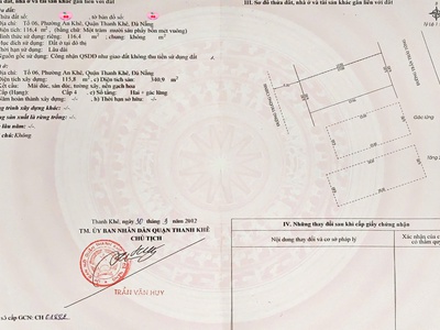 Nhà chính chủ đẹp - giá tốt - vị trí đắc địa tại tổ 6, phường an khê, quận thanh khê, đà nẵng 0