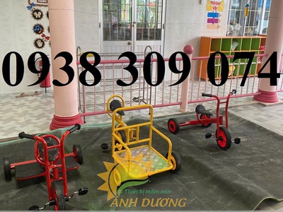 Xe đạp 3 bánh đơn mầm non, Xe đạp 3 bánh đôi mầm non 3