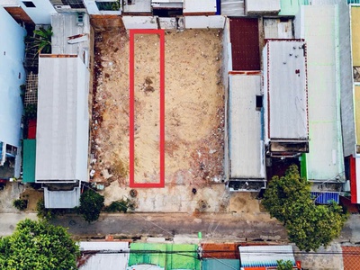 Bán lô đất tái định cư hòn rớ 1 cách cầu bình tân 350m. lh e bích 0