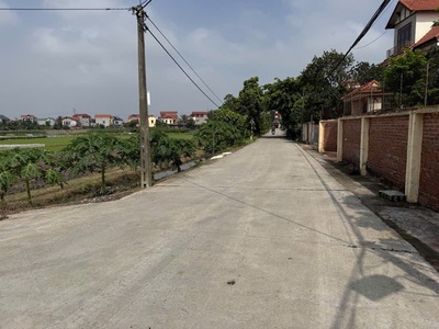 Bán đất thuận thành, bắc ninh. 75m2   mt 4,3m   1,85 tỷ. ô tô thông, vào đất. 1
