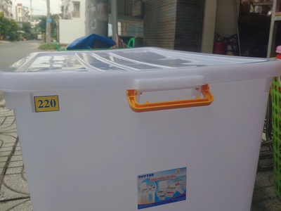 Thùng nhụa đa năng 220lit chính hãng Duy Tân bán giá rẻ tại TP.HCM 1