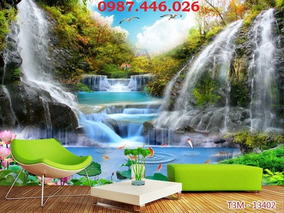 Gạch tranh 3d phong cảnh thiên nhiên tuyệt đẹp HP2443 0