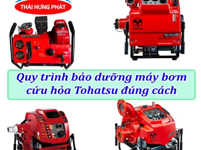 Quy trình bảo dưỡng máy bơm xăng cứu hỏa Tohatsu đúng cách 0