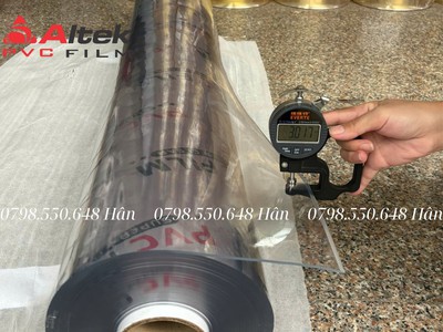 Màng nhựa PVC dẻo dày 3mm là loại vật liệu nhựa PVC trong suốt 1