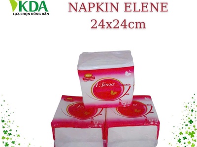Khăn giấy napkin elen 24 24cm tại sóc trăng 1