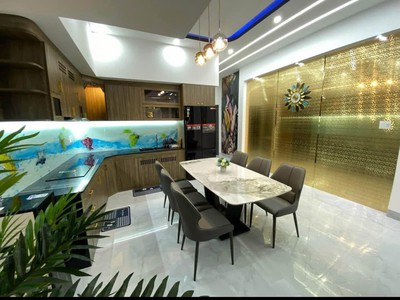 Nhà 1 trệt 1 lầu - Full nội thất cao cấp   Chỉ cần dọn vào ở ngay - Giá chỉ 2 tỷ 4 3