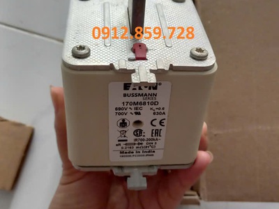 Cầu chì bussmann 170M6810D, xuất xứ india 0