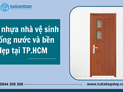 Cửa nhựa nhà vệ sinh chống nước và bền đẹp tại TP.HCM 1