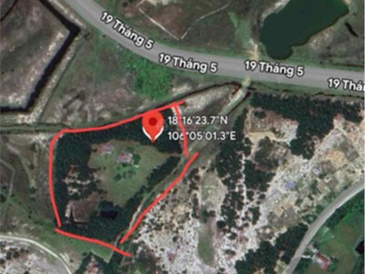 Cần bán khu đất 1,42 ha gần khu di lịch biển  tại thị trấn thiên cầm   cẩm xuyên hà tĩnh -cơ hội 1