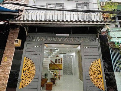 Nhà 2 tầng mới 100 44m2 mới 100, hẻm 4m thông trương phước phan giáp lê văn quới btđ, bình tân 0