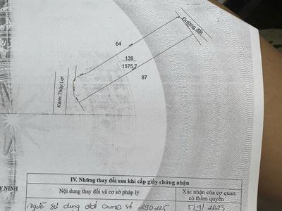 Chính chủ bán 1575,7m2 đất vườn tại phường trảng bàng, thị xã trảng bàng, tây ninh. 4