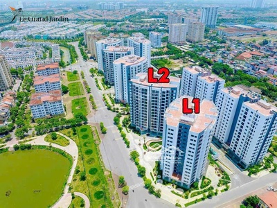 Bán nhanh căn góc 3pn 105.71m2  tòa l2, le grand jardin view hồ sài đồng, làm việc trực tiếp cđt, 1