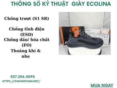 KINGPRO ECOLINA   Giày bảo hộ cao cấp, an toàn mọi lúc, mọi nơi 0