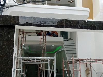  bất ngờ với căn nhà góc 2 mặt tiền 4.3x14.5m, 1 trệt 2 lầu, có giấy phép   số nhà rõ ràng. tầng 4