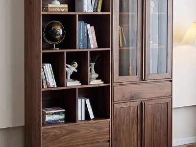 Tủ sách đẹp hiện đại bằng gỗ óc chó   điểm nhấn sang trọng cho văn phòng của bạn 3