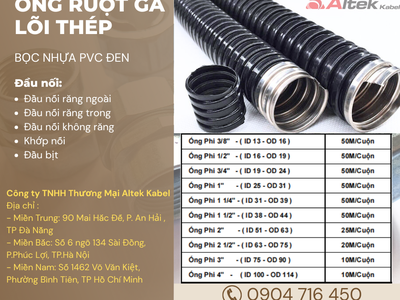 Ống ruột gà lõi thép, ống kẽm, ống sun sắt, ống luồn dây điện 0