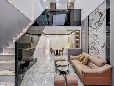 Nhà phố hiện đại   Giá chỉ 2 tỷ 4   Diện tích 100m2  - Gần KCN cầu Tràm 6