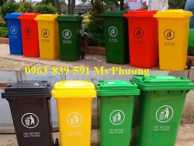 Thùng rác nhựa 240lit giá siêu tốt, bền đẹp, chất lượng cao 4