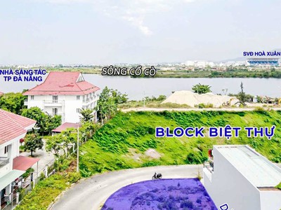  chỉ hơn 7 tỷ - sở hữu ngay lô đất biệt thự ven sông  0
