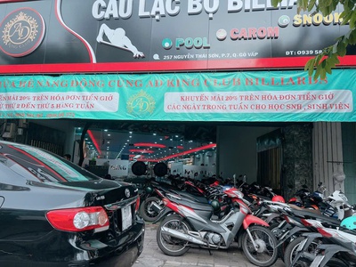 Sang nhượng clb bida tại số 257 nguyễn thái sơn, p7, gò vấp 0