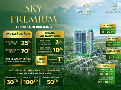 Bán căn hộ eco long an, duplex 3,5 tỷ 60m2, căn hộ thông tầng sky premium 0