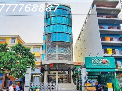 Bán tòa nhà hầm 8 tầng gần 1500m2 sàn mt phan xích long, phú nhuận 3