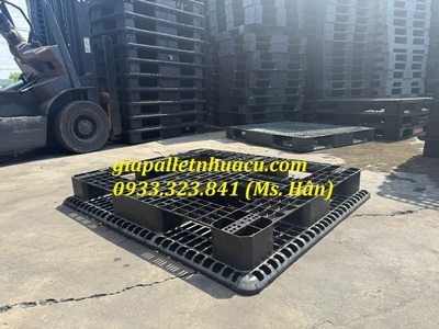  Pallet Nhựa Tai Bèo Đen 1100x1300x150MM   Sẵn hàng số lượng lớn  1
