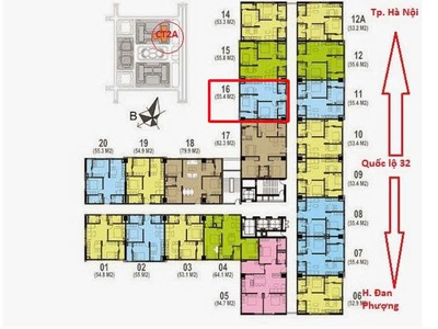 Chính chủ cần bán cc 2PN KĐT Tân Tây Đô - chỉ 3.05 tỷ 55.4m2 5