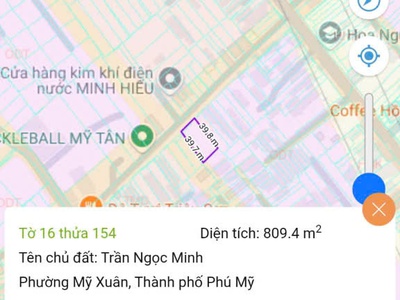 Chủ cần bán lô đất mặt tiền d10, ngang 20x 40 mỹ xuân phú mỹ 0