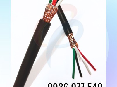 Cáp điều khiển Sangjin 4x0.75mm    RVVP  Có lưới chống nhiễu 2