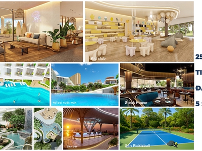 Resort Charm Long Hải, TT 50 nhận nhà full nội thất cao cấp và lợi nhuận 16, trả góp 1/ tháng 6