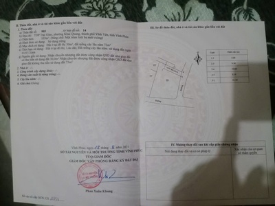 Bán đất đối diện nhà văn hoá Trại Giao, Khai Quang, Vĩnh Yên, Vĩnh Phúc. LH: 098.991.6263 0