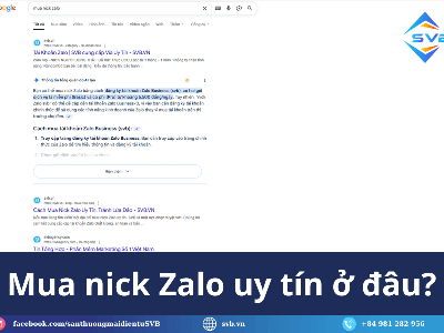 Địa chỉ mua nick Zalo có sẵn OTP, hạn chế rủi ro checkpoint 4