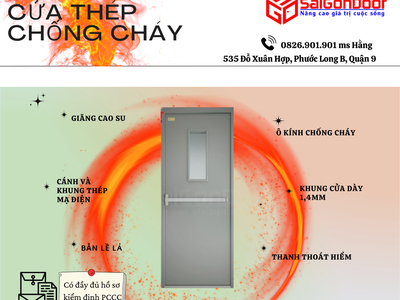 Cửa thép chống cháy 1