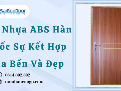 Cửa Nhựa ABS Hàn Quốc Sự Kết Hợp Của Bền Và Đẹp 1