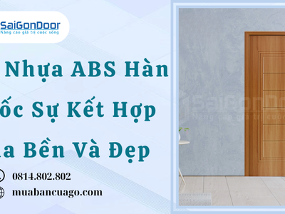 Cửa Nhựa ABS Hàn Quốc Sự Kết Hợp Của Bền Và Đẹp 4