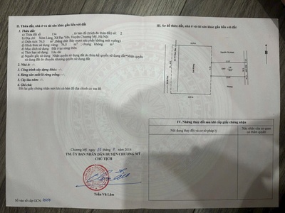 Hàng hiếm trục chính kinh doanh 76m tỉnh lộ 419 đại yên -chương mỹ-hà nội 3