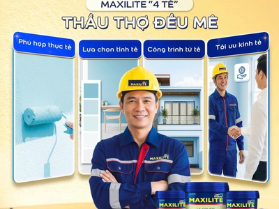 Khám Phá  Bốn Chữ Tế  Của Sơn Maxilite Từ Dulux 0