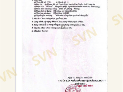Đất lớn phước lâm, cần giuộc   gần tp.hcm, pháp lý chuẩn 3