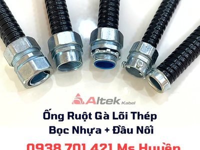 Ống Ruột Gà Lõi Thép Bọc Nhựa   Đầu Nối   Lá chắn an toàn, kết nối toàn diện 0