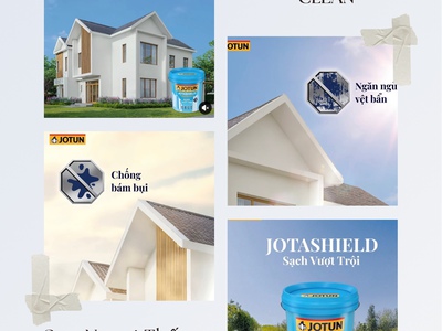 Sơn Ngoại Thất chống bám bụi: Jotashield Ultra Clean có xứng đáng 0