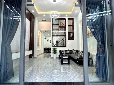 Nhà mới  kiến trúc lệch tầng rất đẹp đường ô tô thới an 19 q12 1