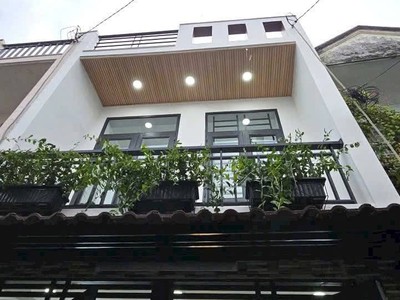 Nhà 2 tầng btct mới tinh 44m2, hẻm xe hơi một trục thới an 16. gần chợ thới an, quận 12. 1