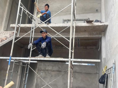 Bán nhà gác lửng 3pn khu alaska, tân định   tp. bến cát 1
