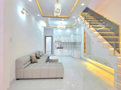 Nhà đẹp 1 lầu   mặt tiền kinh doanh   xe hơi tới nhà  nhà bè gần quận 7 4
